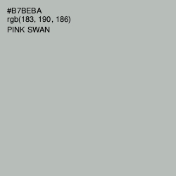 #B7BEBA - Pink Swan Color Image